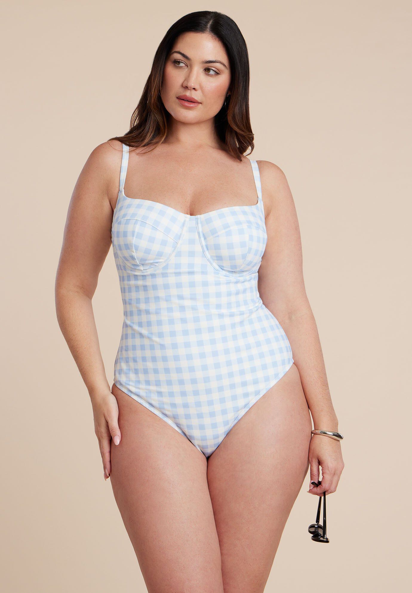 Gingham One Piece