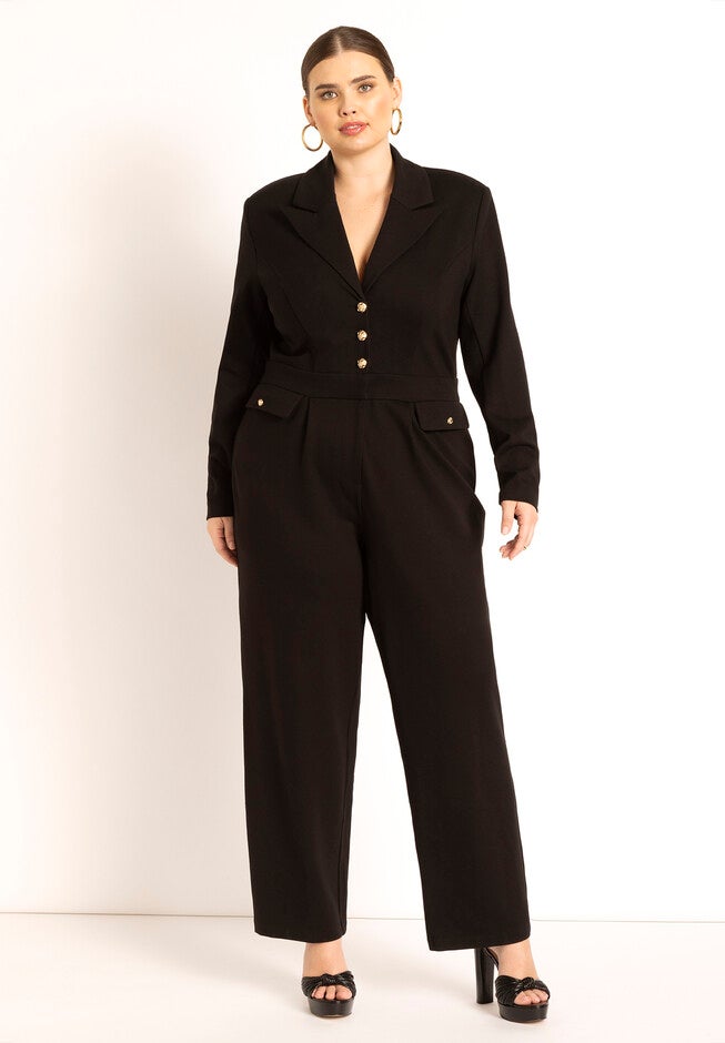 Suit-Styled Jumpsuit, , on-hover image number null