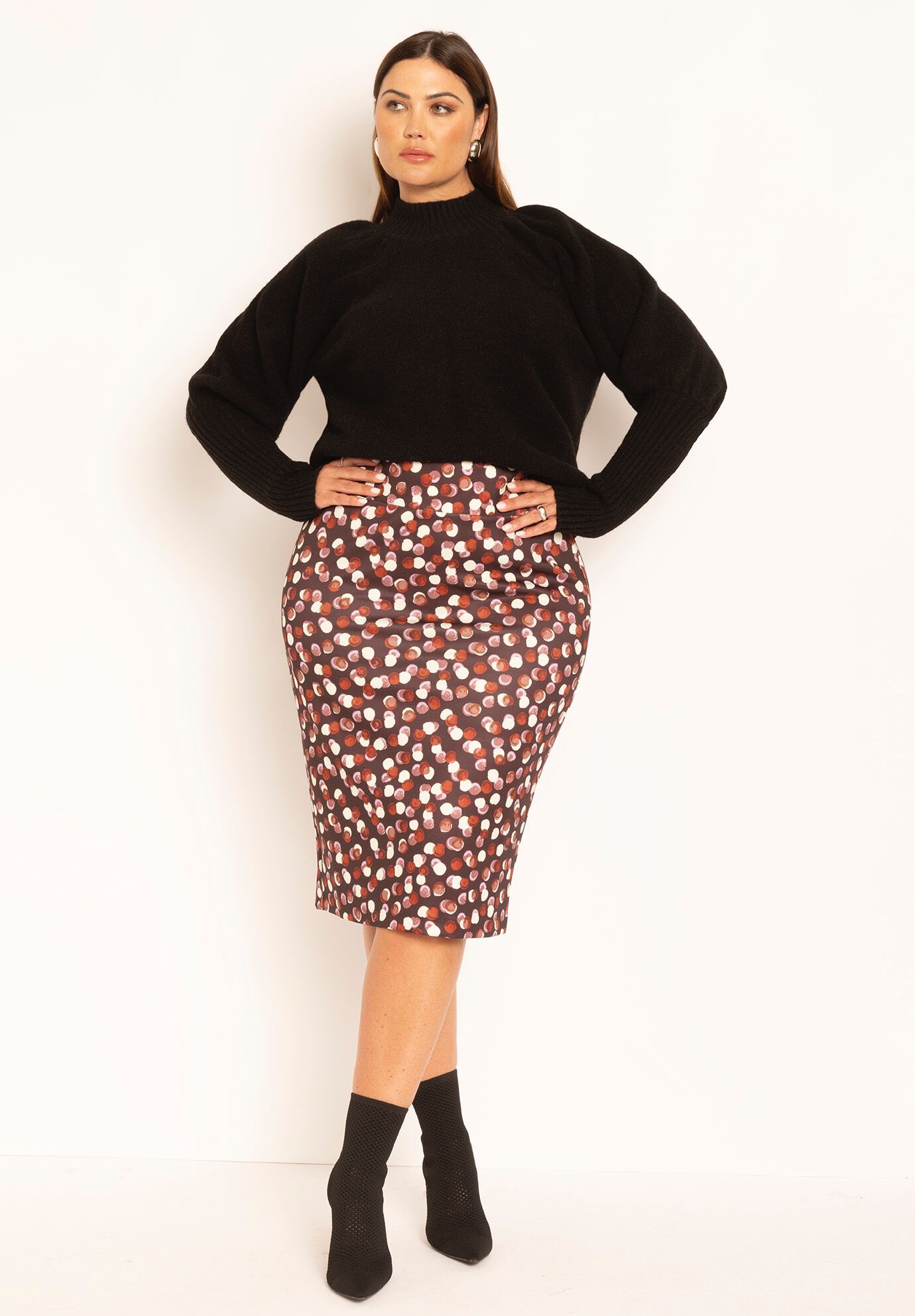 Neoprene Pencil Skirt Eloquii