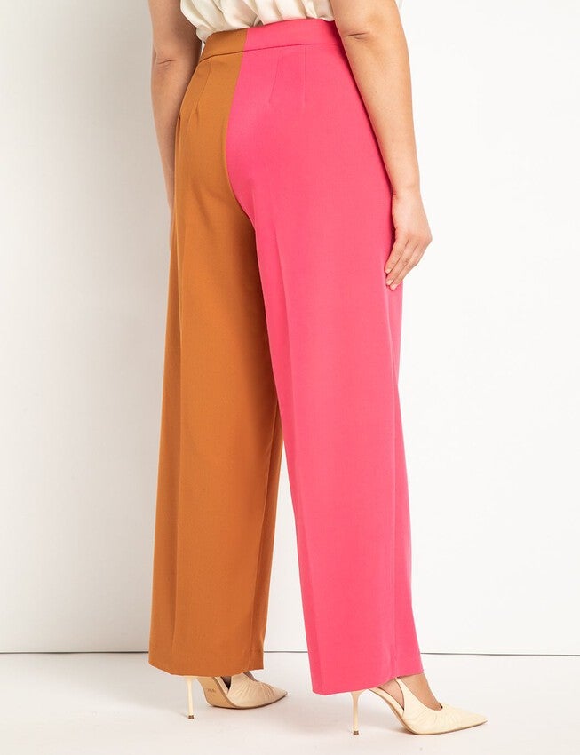Colorblock Pant, LEATHER BROWN + RASP, alternate image number null