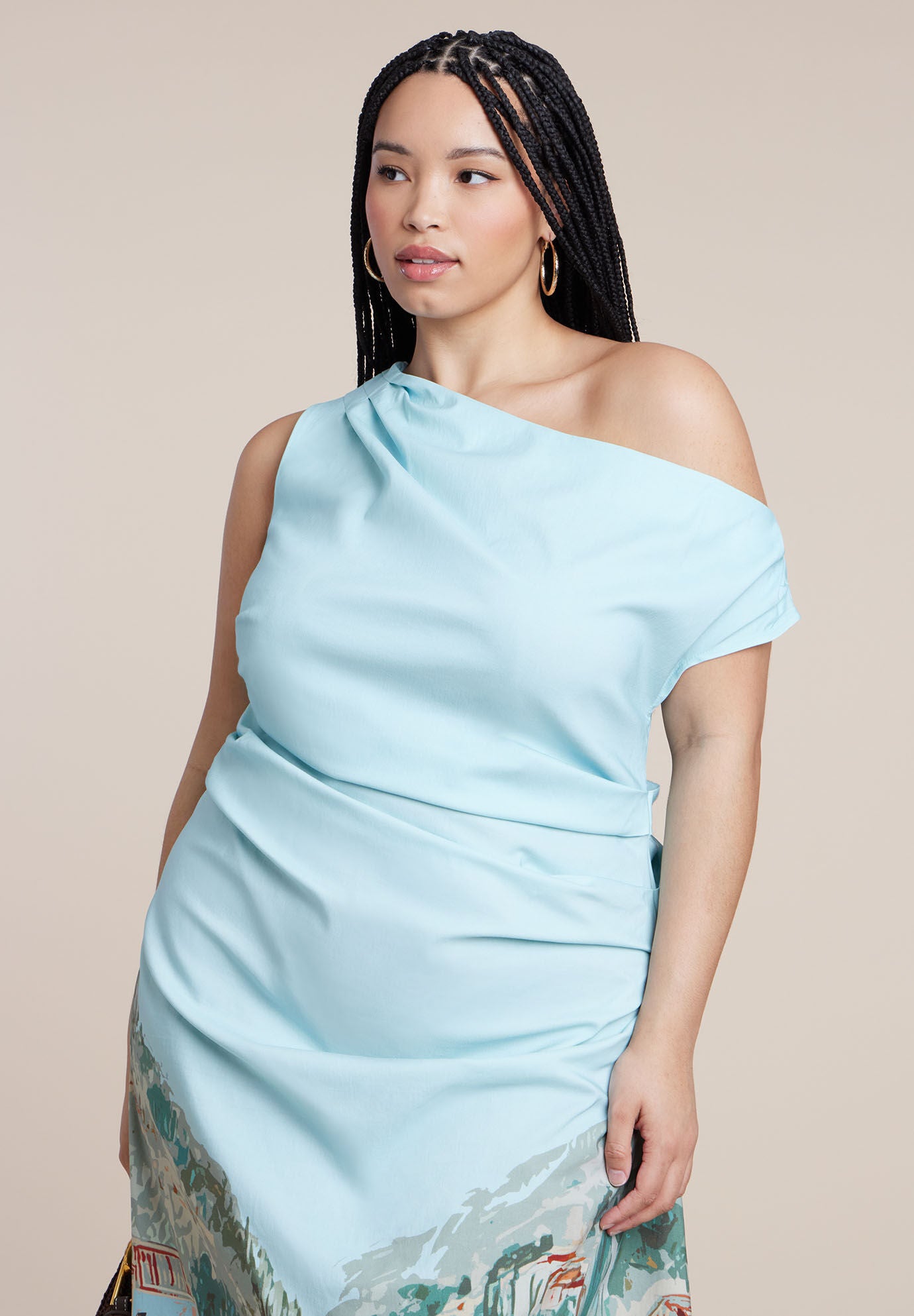 One Shoulder Maxi Dress, VILLAJOYOSA, alternate image number 3