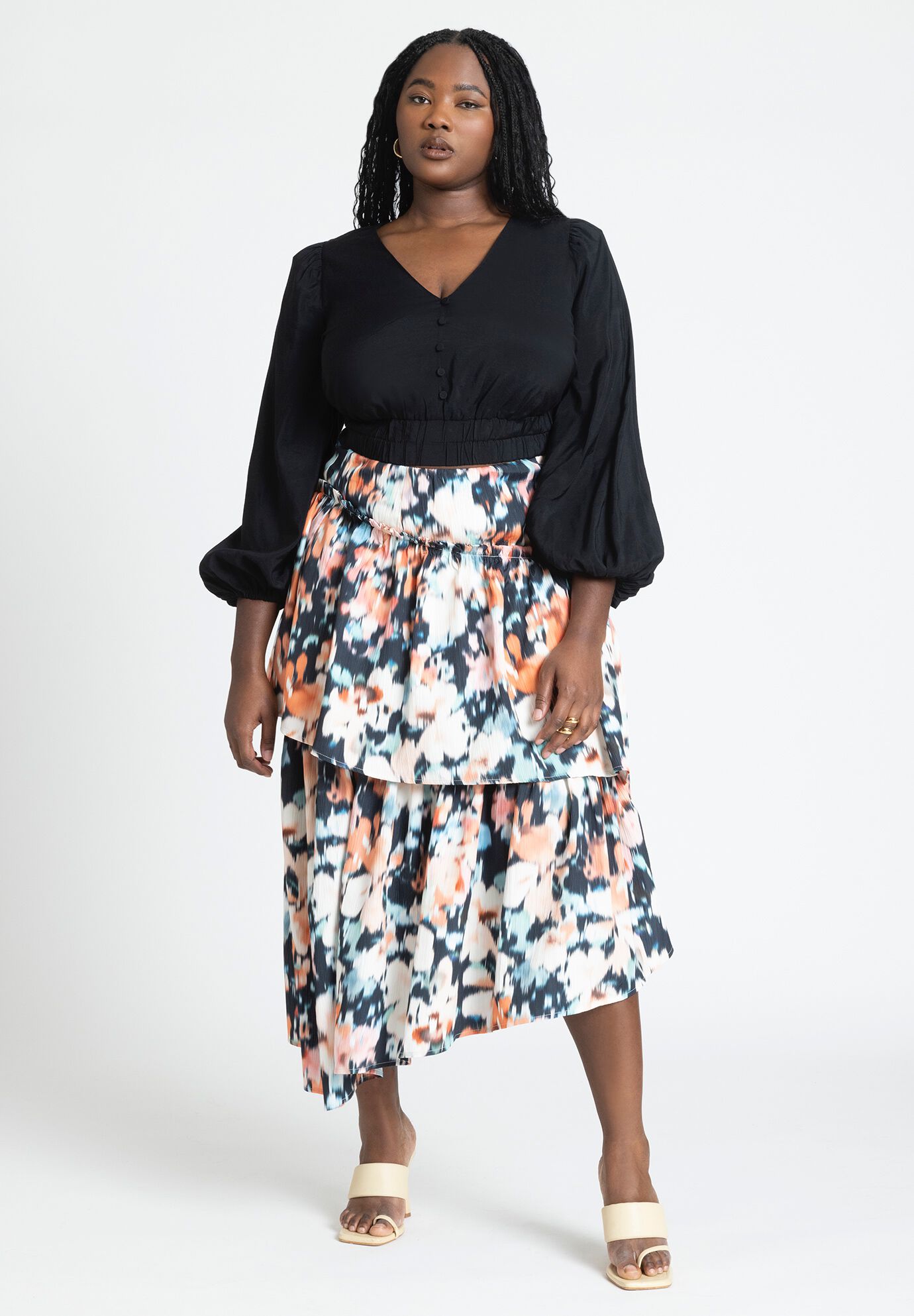 Eloquii plus size skirts clearance