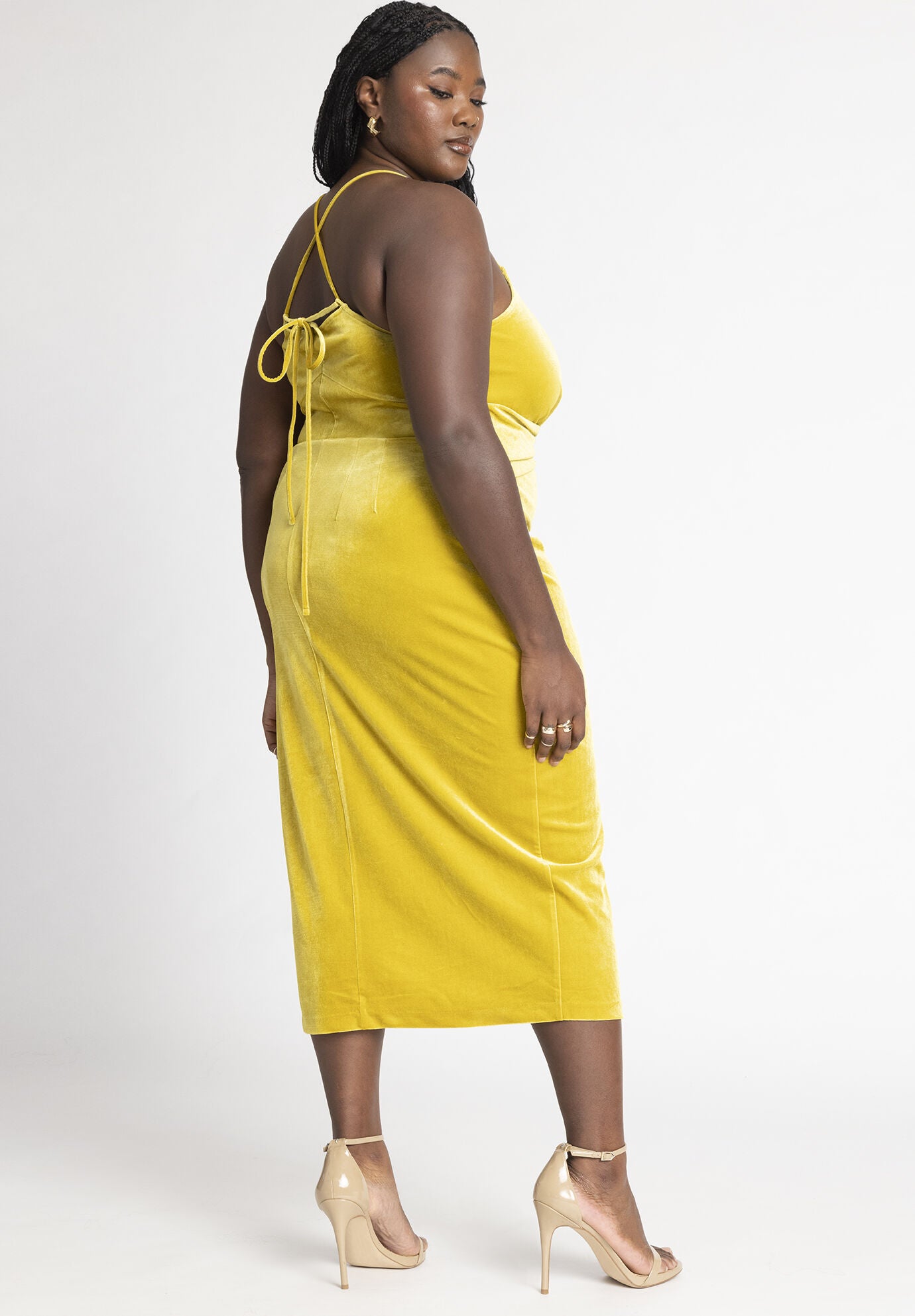 Velvet midi best sale