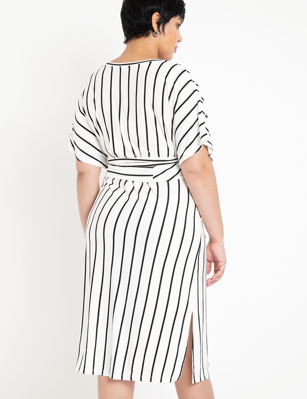 White shirt wrap dress online
