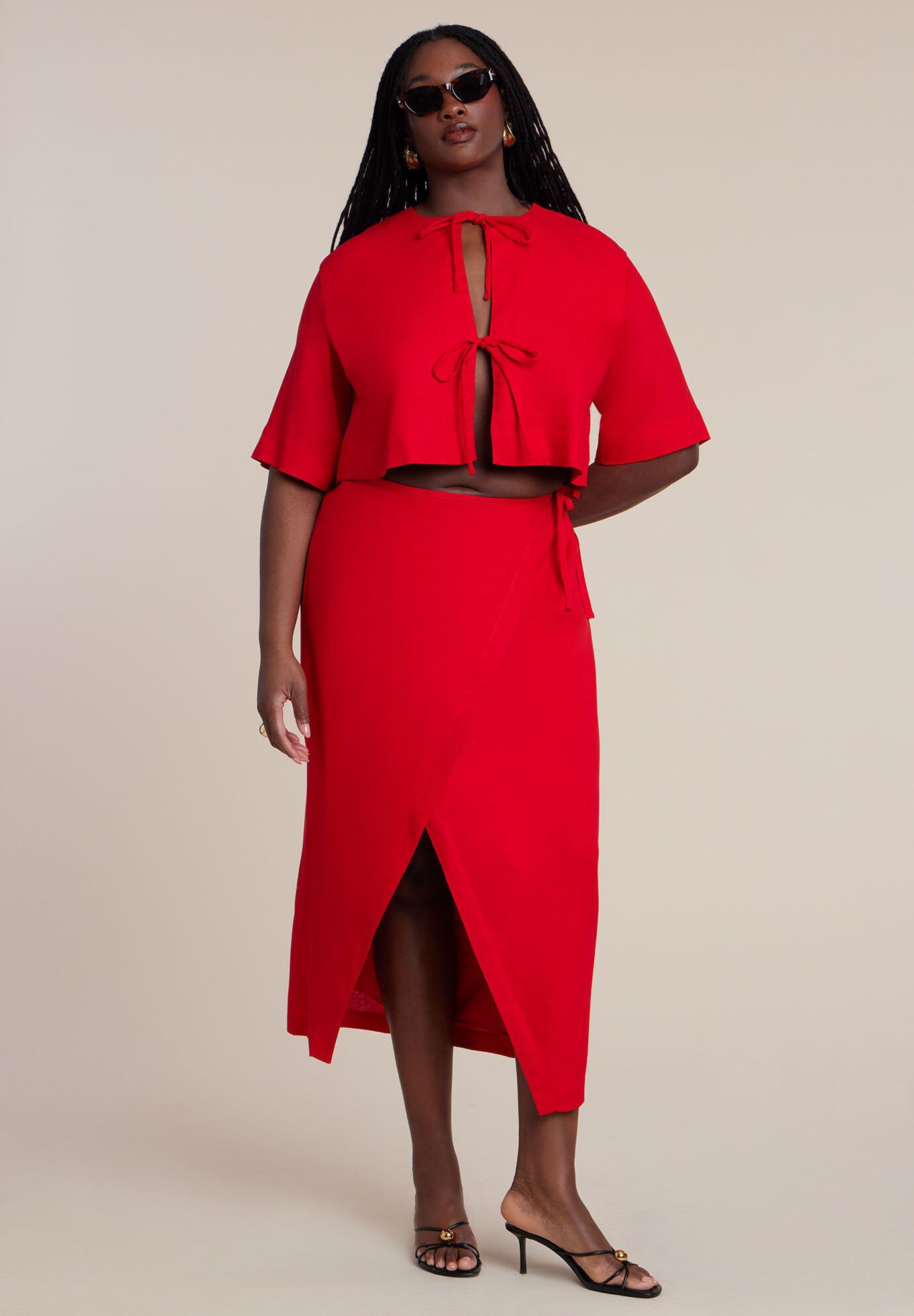 Floral Jacquard A Line Skirt | ELOQUII