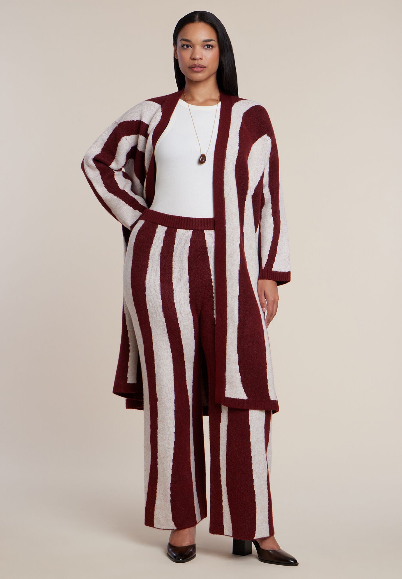Intarsia Sweater Pant