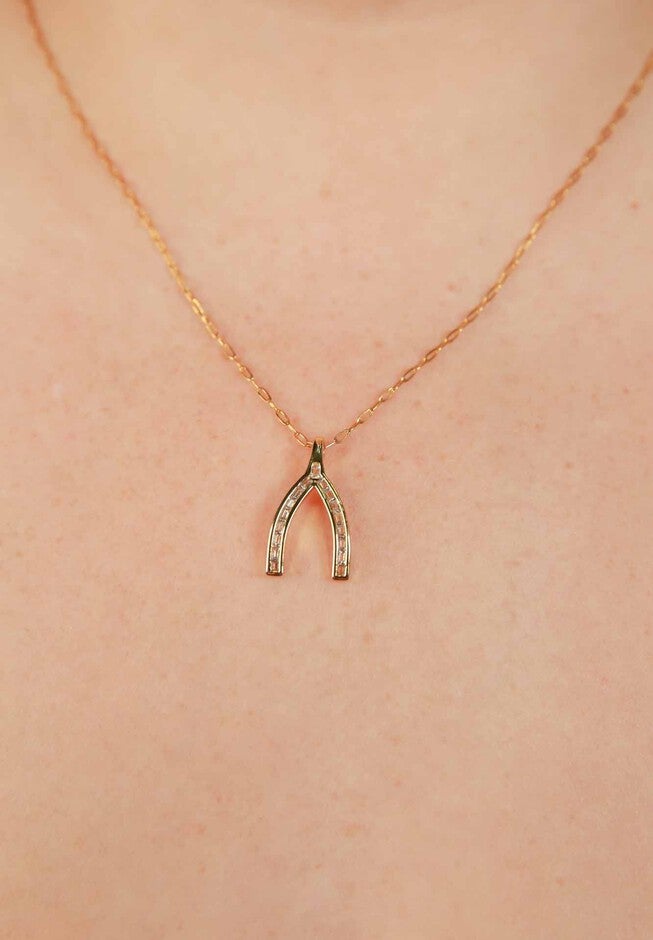 Nellie Wishbone Necklace, , alternate image number null