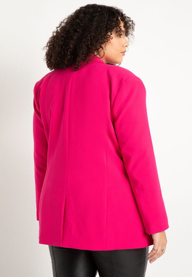 Pop Color Strong Shoulder Blazer, , on-hover image number null