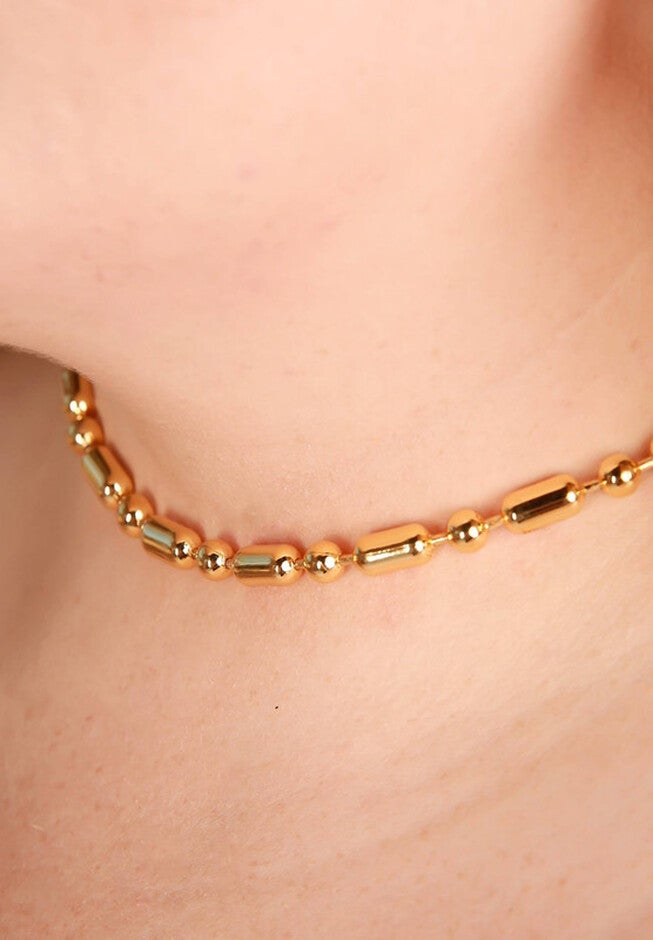 Blaze Necklace, GOLD, alternate image number null
