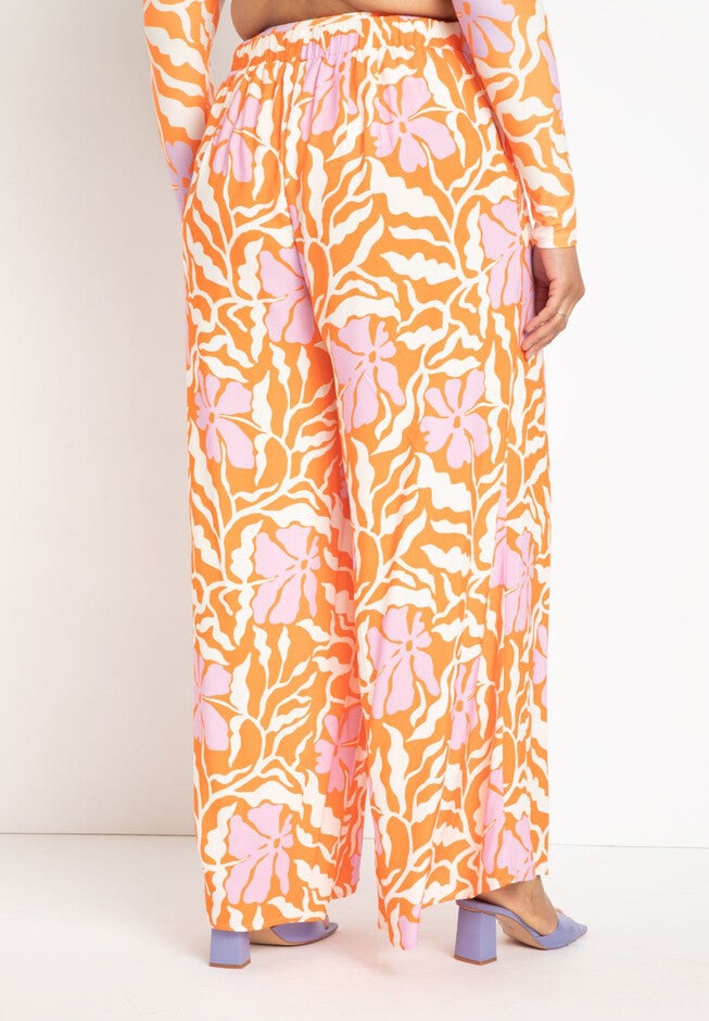 Gabi Fresh Swim x ELOQUII Wide Leg Coverup Pant, , alternate image number null