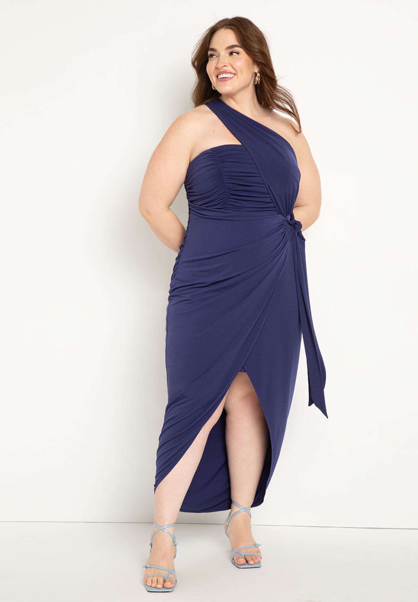 Women Shirred Wrap Dress By ( Size 32 )