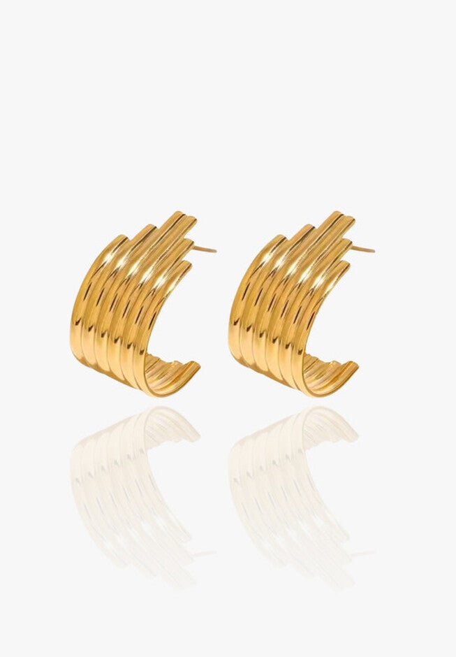 Gemma Earrings, GOLD, hi-res image number null