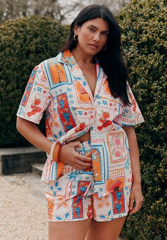 Relaxed Short Sleeve Button Down