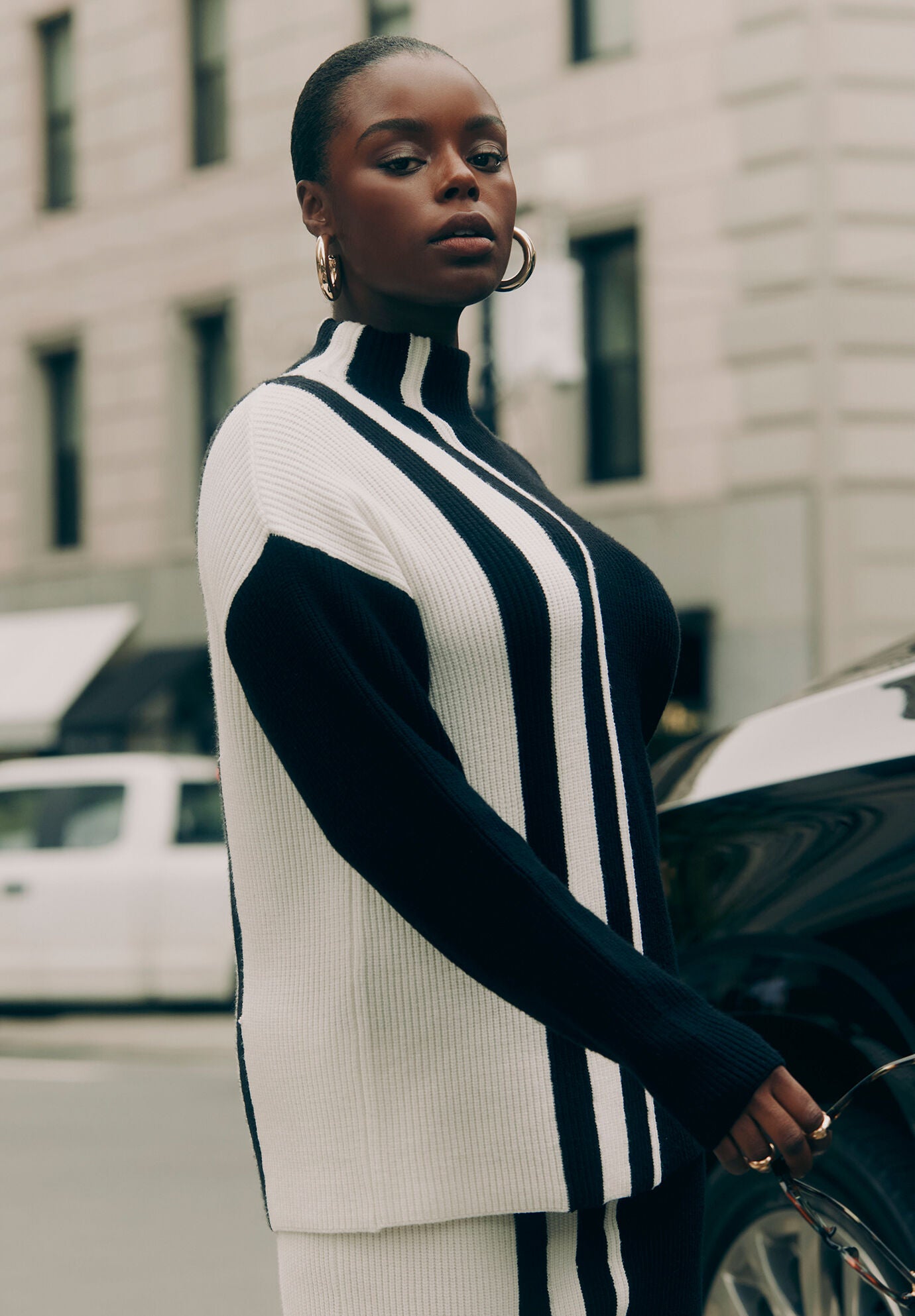 Colorblock sweater shop