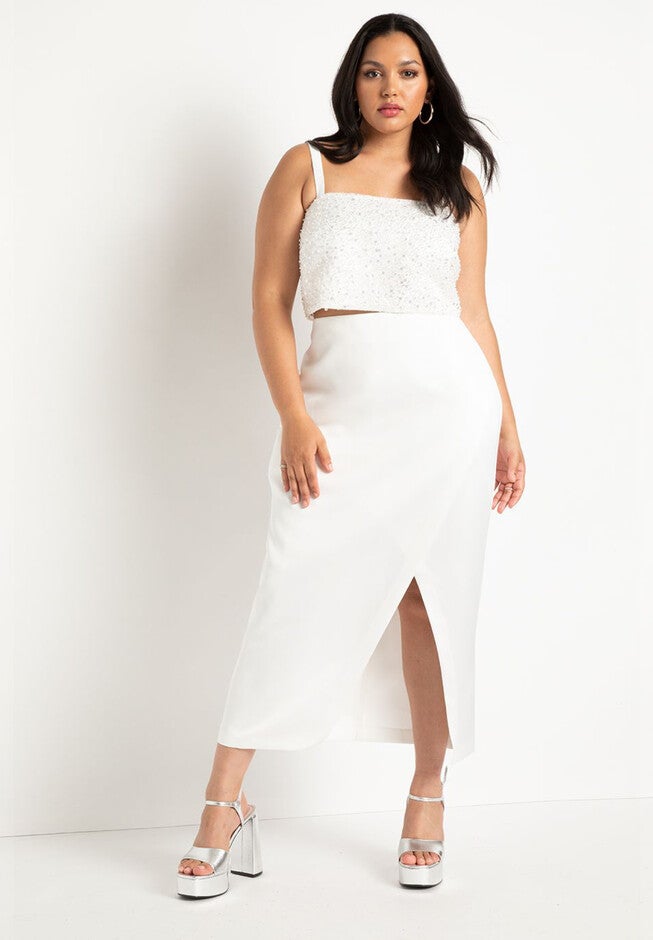 Collectors Edition Wrap Midi Skirt, , on-hover image number null