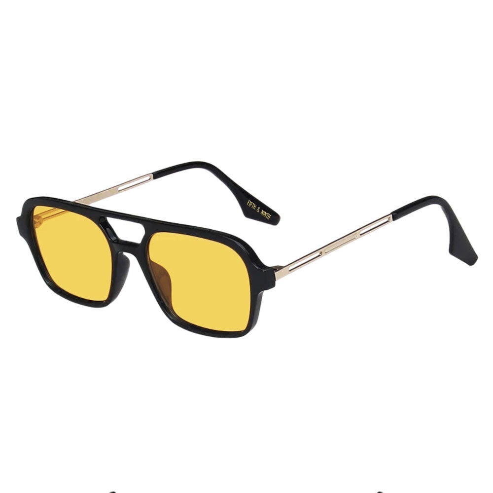 Jordan Sunglasses, BLACK YELLOW, alternate image number 1