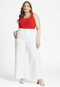 Eloquii Women's Plus Size Straight Leg Doublecloth Pant, 26 - Biscuit :  Target