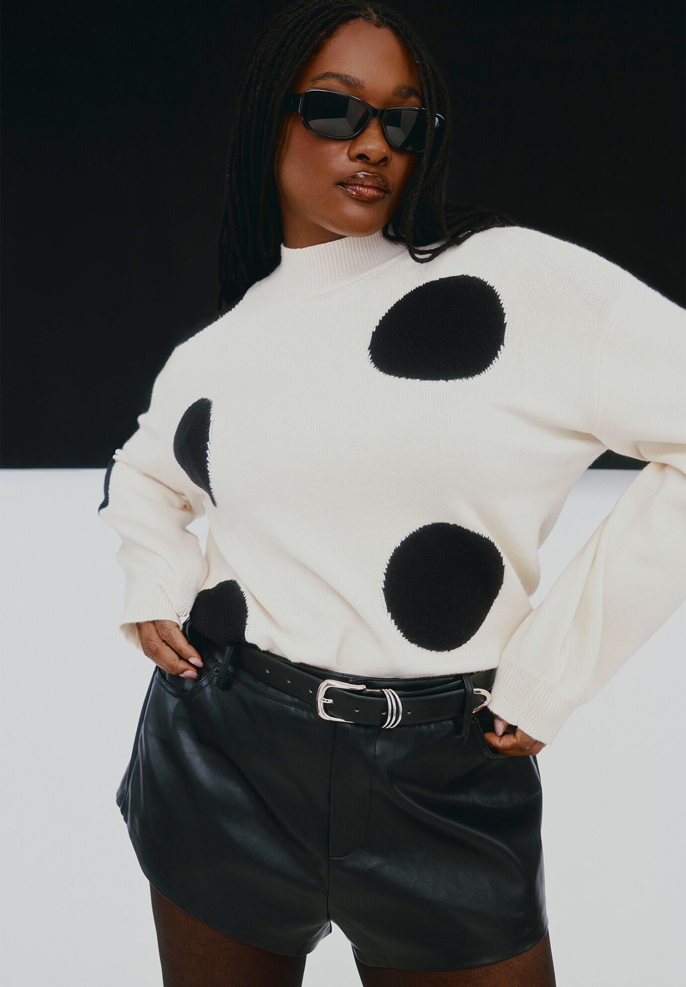 Polka Dot Sweater | ELOQUII