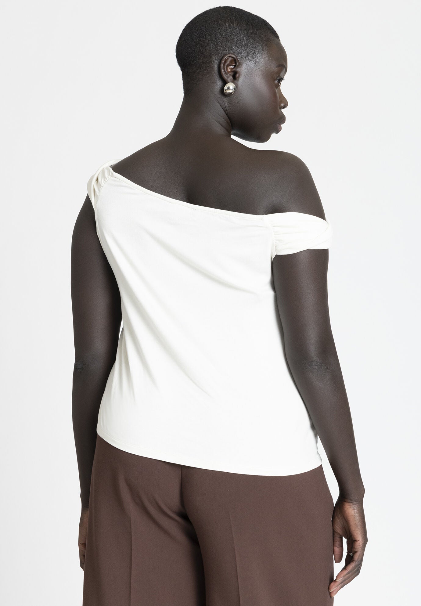 Silk Embroidered Flutter Sleeve Shirt – Elie Tahari