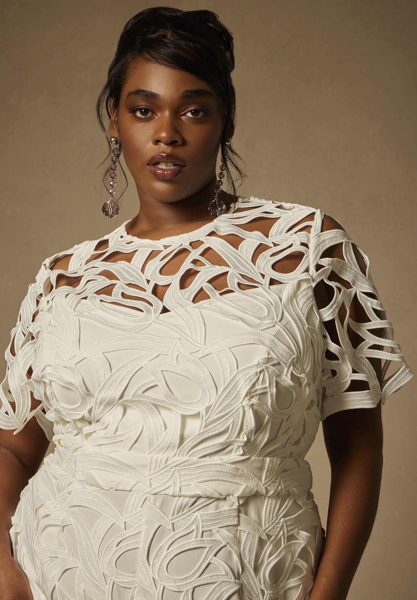 Bridal by ELOQUII Lace Jumpsuit Eloquii