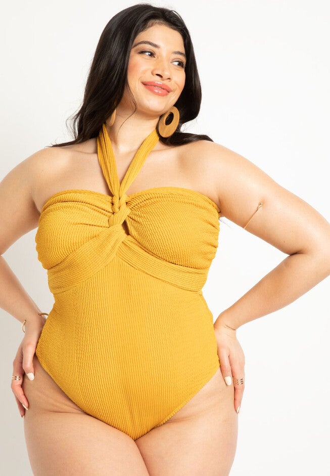 Braided Halter Swimsuit, , on-hover image number null