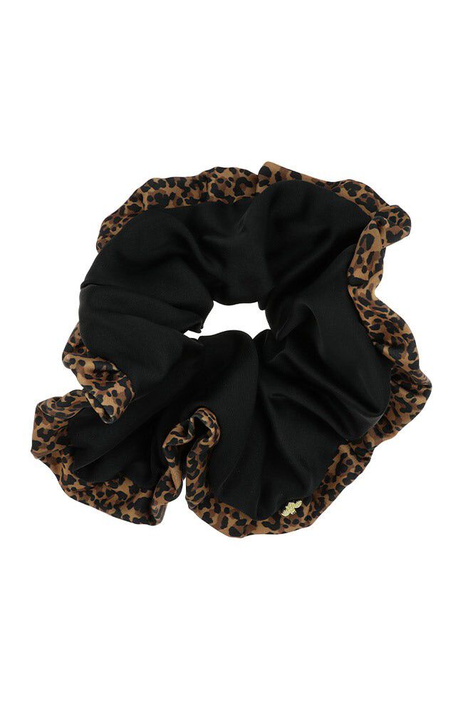 Lindsay Scrunchie, BLACK LEOPARD, hi-res image number 0