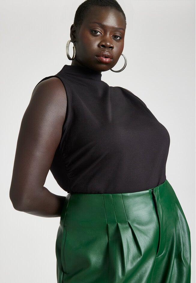 Asymmetric Neckline Top, , alternate image number null