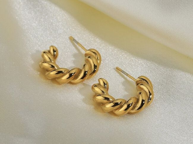 Morgane Earrings, GOLD, alternate image number 1