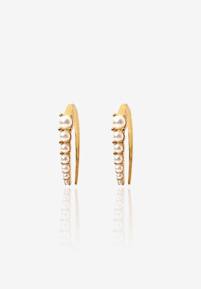 Pearl Jansen Earrings, GOLD, hi-res image number 0