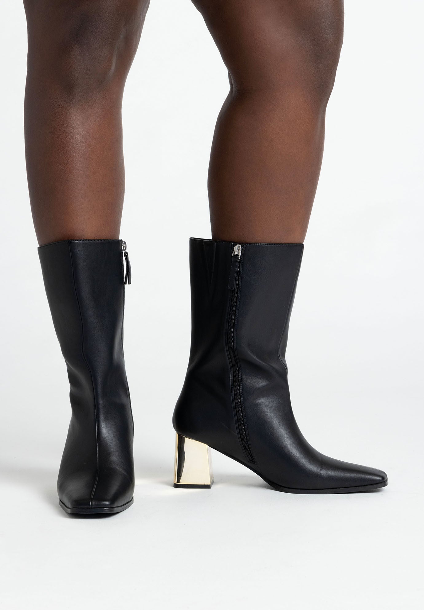 Wide Calf Sydney Neoprene Knee Boot Purple Eloquii