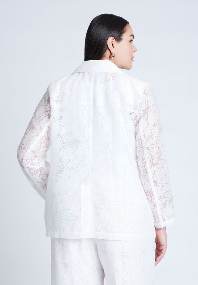 Burnout Blazer, SOFT WHITE, alternate image number null