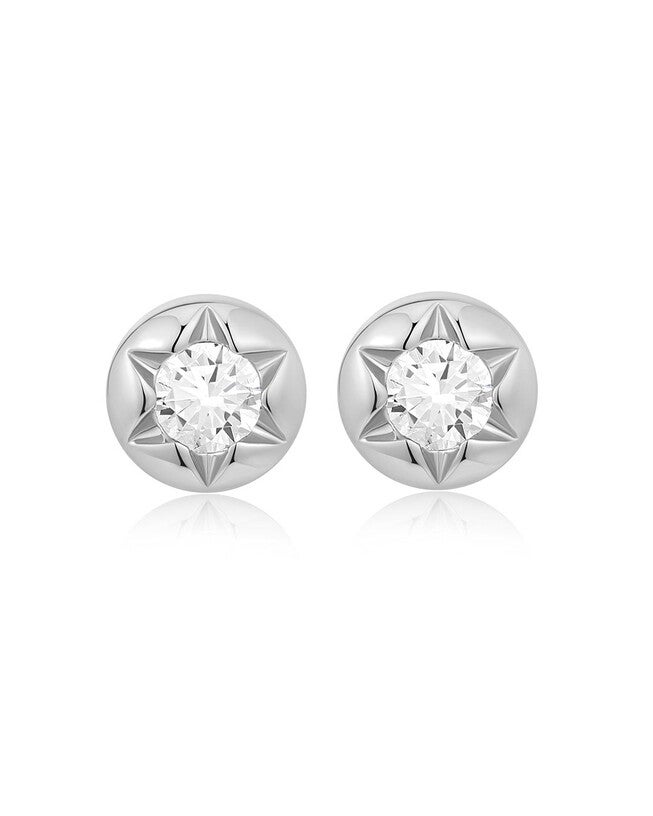 The Rose Bud Studs- Silver, SILVER, hi-res image number null