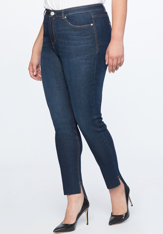 Peach Lift Step-Hem Skinny Jean, , on-hover image number null
