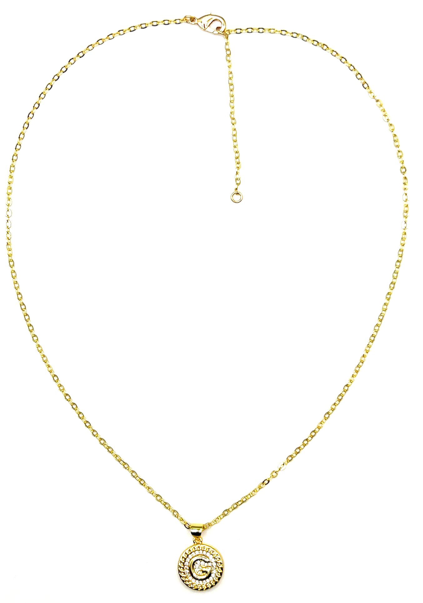 Lustre Initial Necklace