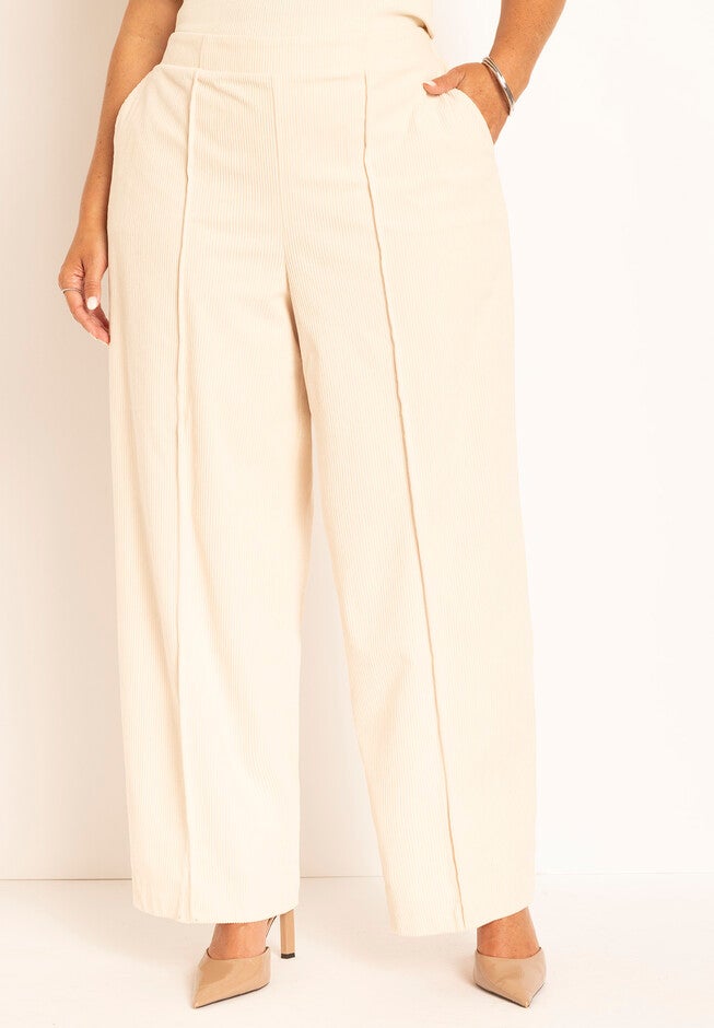 Wide Leg Corduroy Pant, , alternate image number null