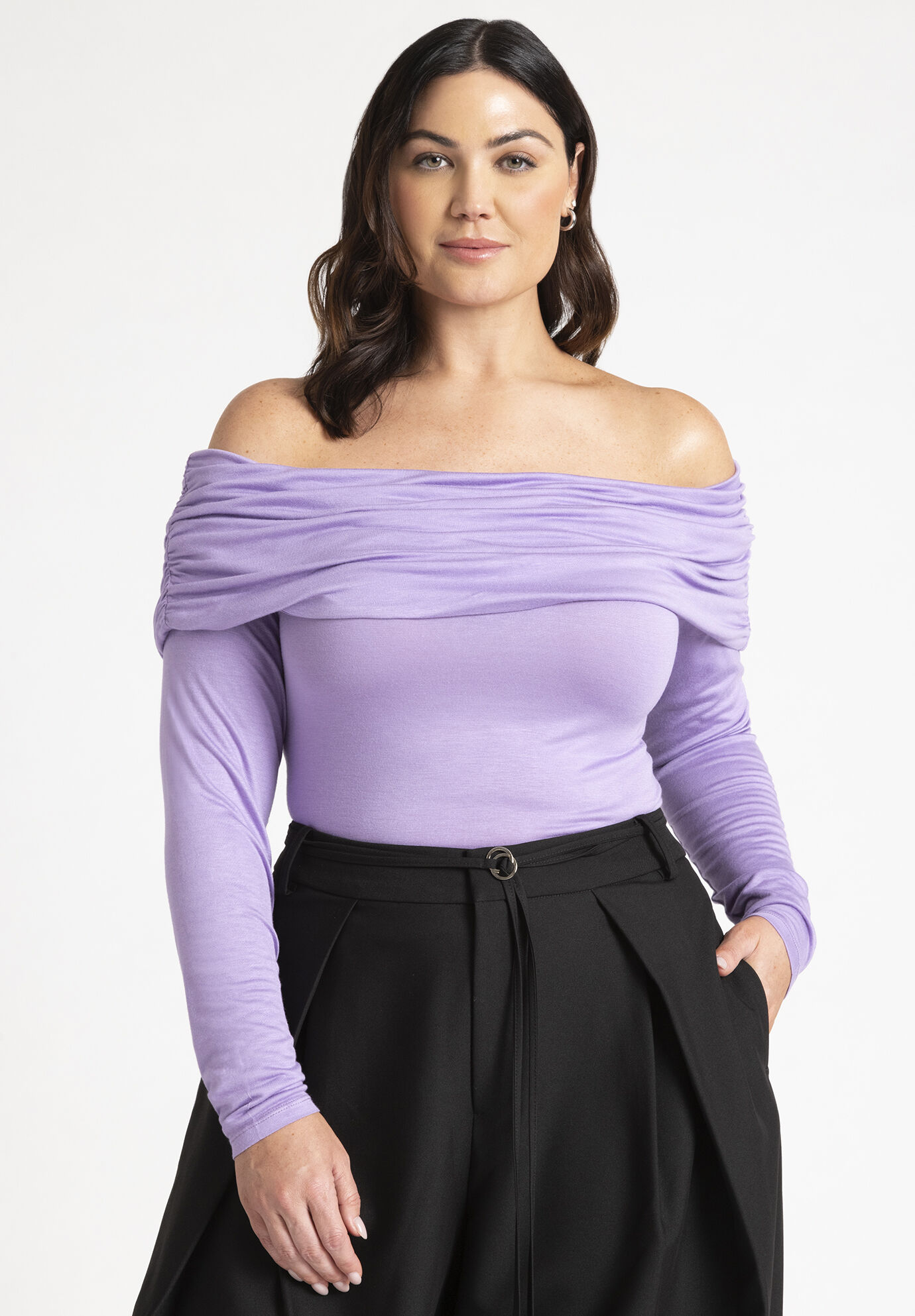 Women Off The Shoulder Top By ( Size 14/16 )