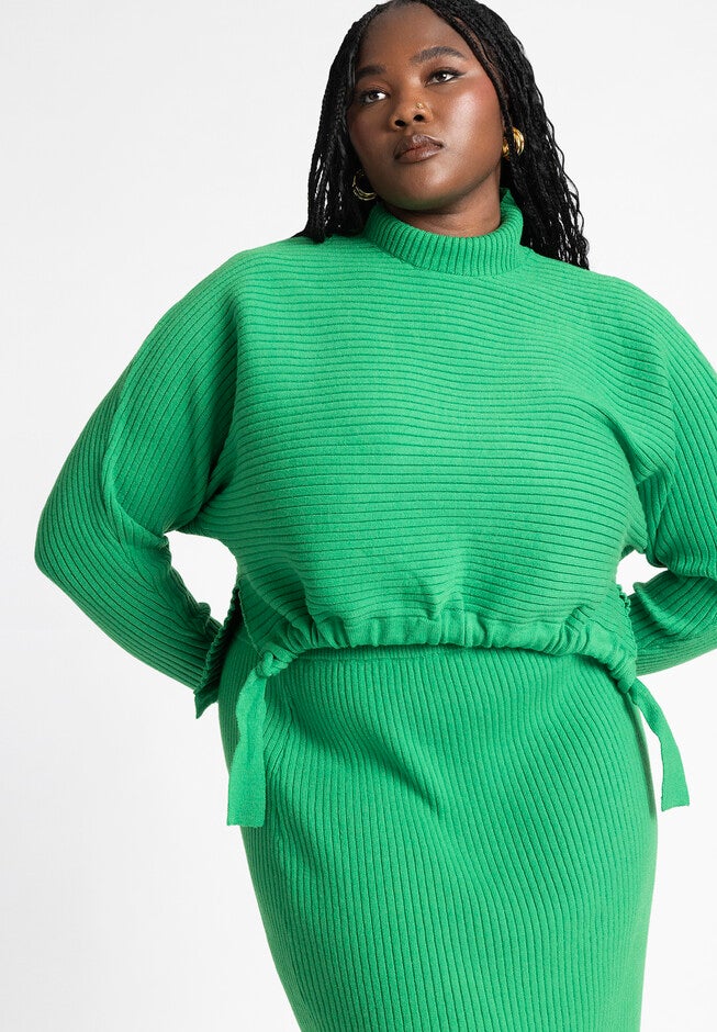 Tunnel Hem Sweater, , alternate image number null