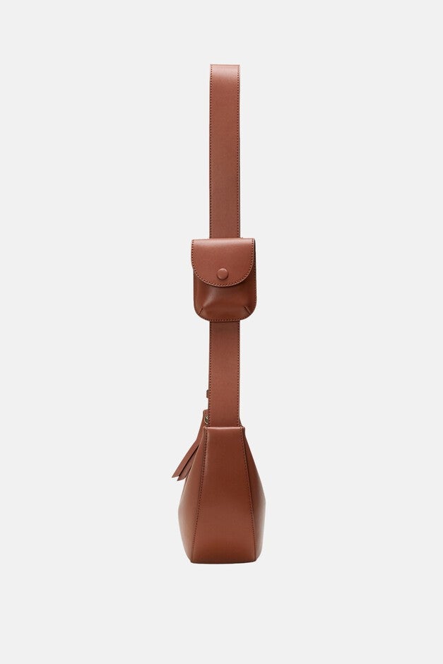 Rookie Crossbody Medium- Space Blue, TOFFEE TAN, alternate image number 3