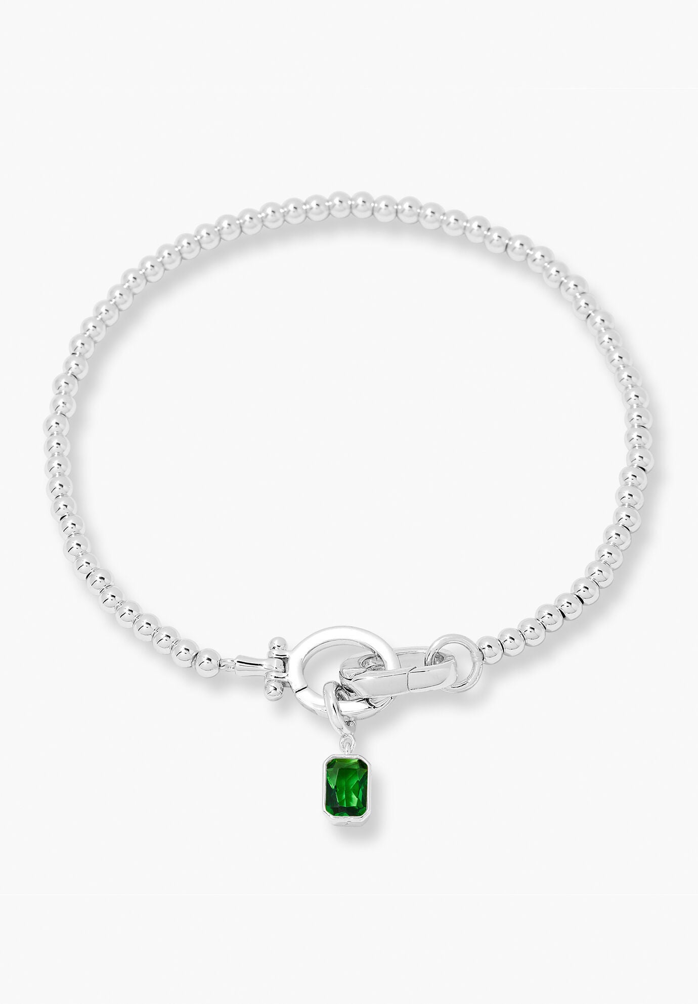Mackenzie Silver Birthstone Bracelet