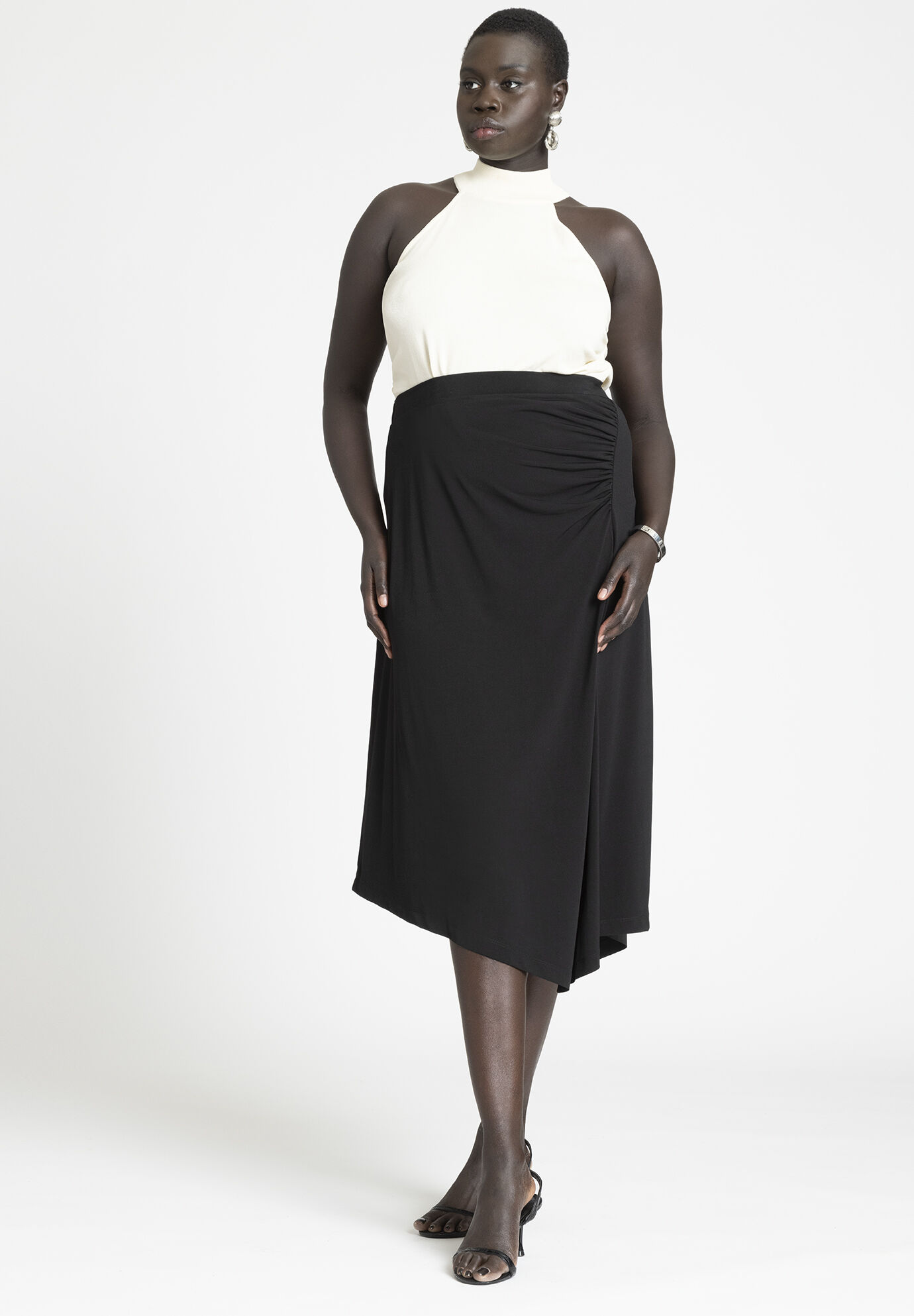 Women Oblong Hem Skirt By ( Size 14 )