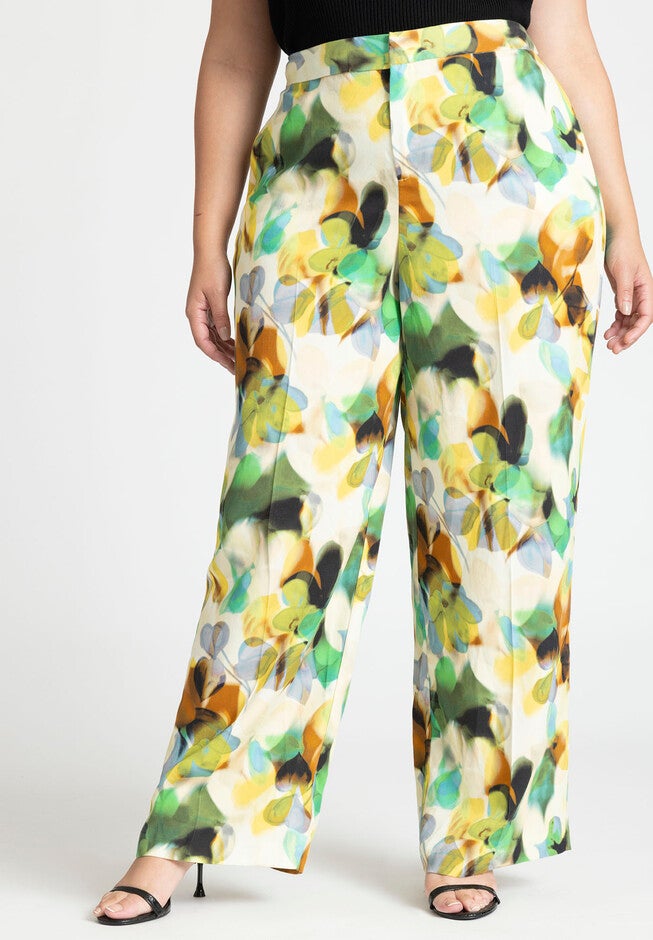 Printed Relaxed Pant, , on-hover image number null