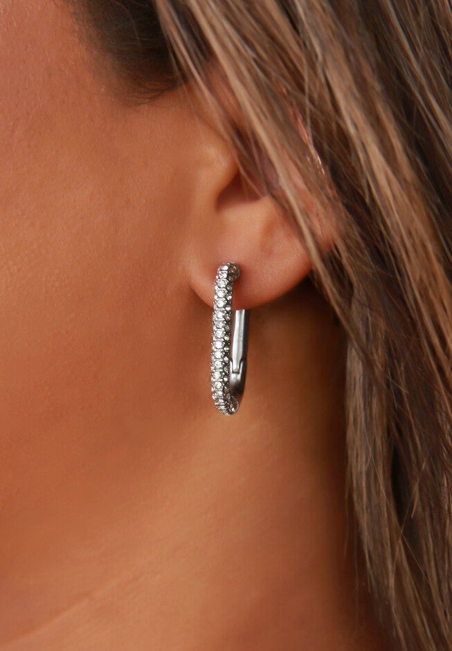 Pave Kaleigh Earrings, , alternate image number null