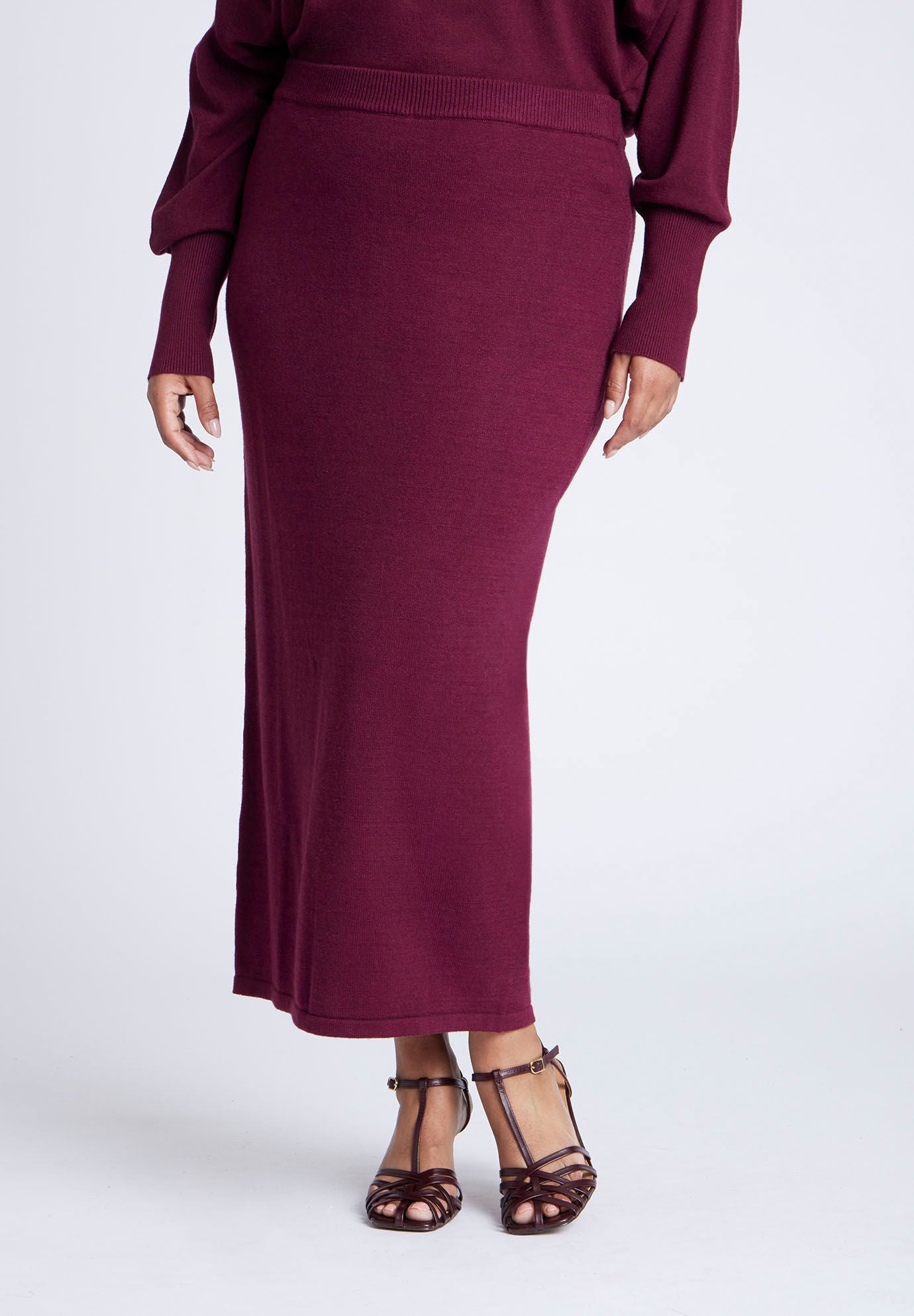 Maxi French Terry Skirt | ELOQUII