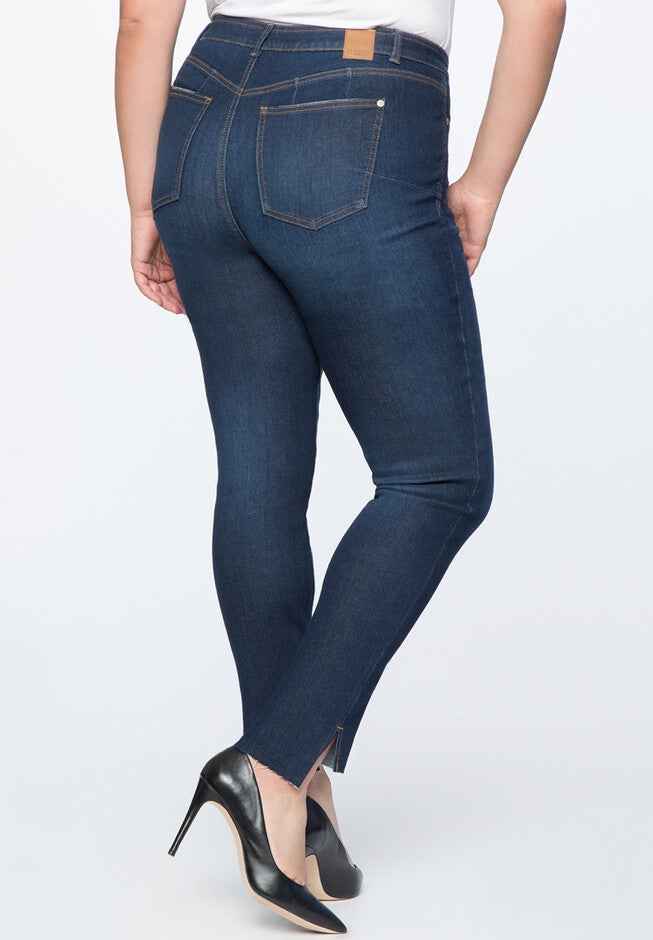 Peach Lift Step-Hem Skinny Jean, , alternate image number null