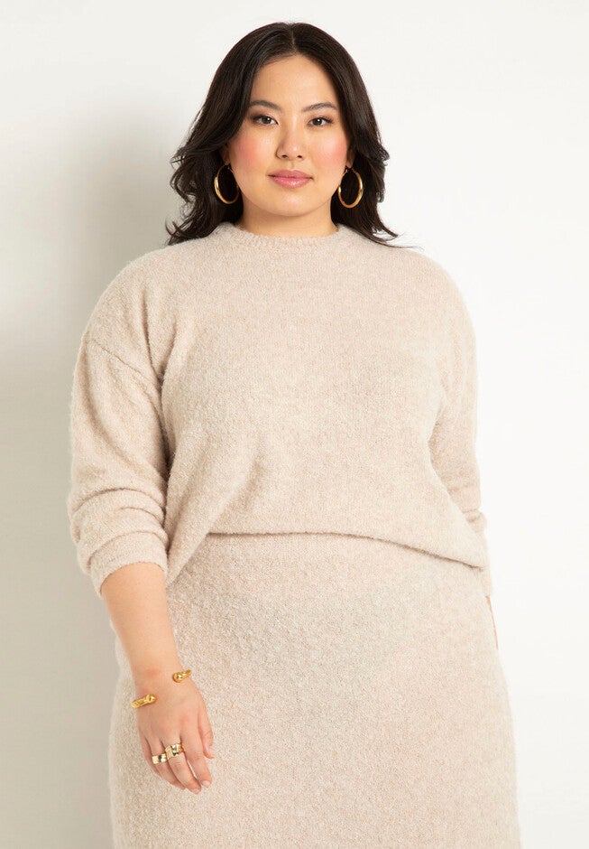 Cozy Boucle Sweater, , on-hover image number null