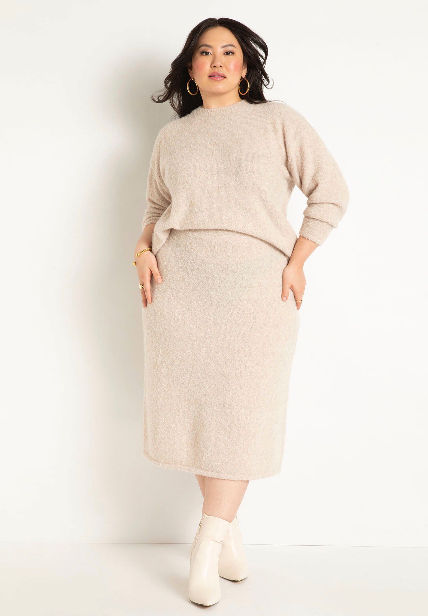 Sweater and sale skirt 60
