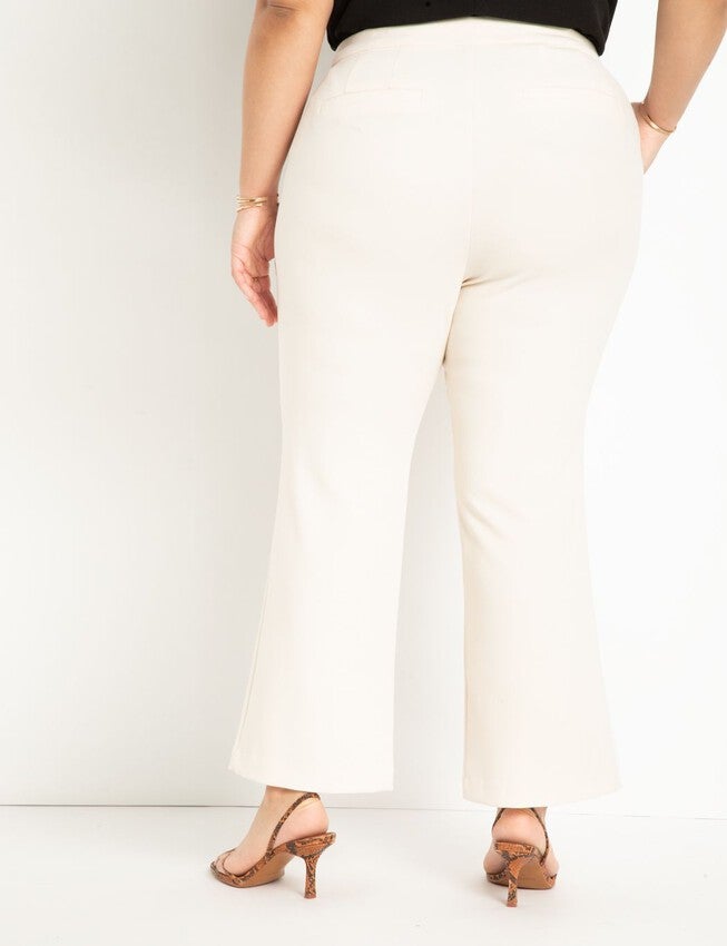 The 365 Suit Crop Flare Leg Trouser, WHITE SWAN, alternate image number null