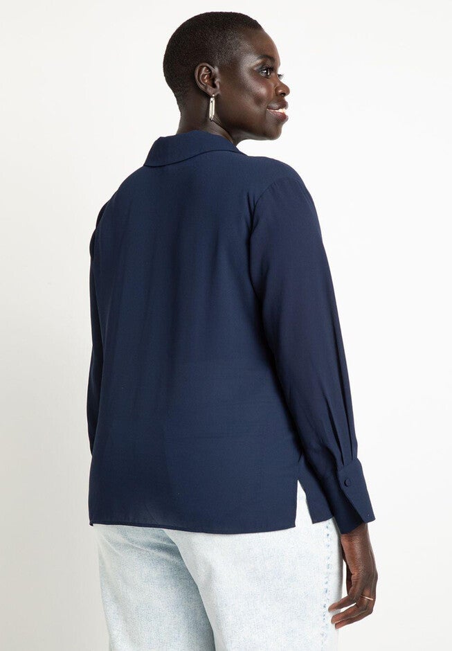 Split Hem Blouse, , on-hover image number null
