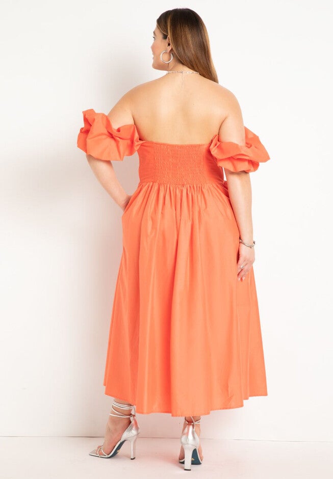 Bustier Off The Shoulder Dress, , alternate image number null