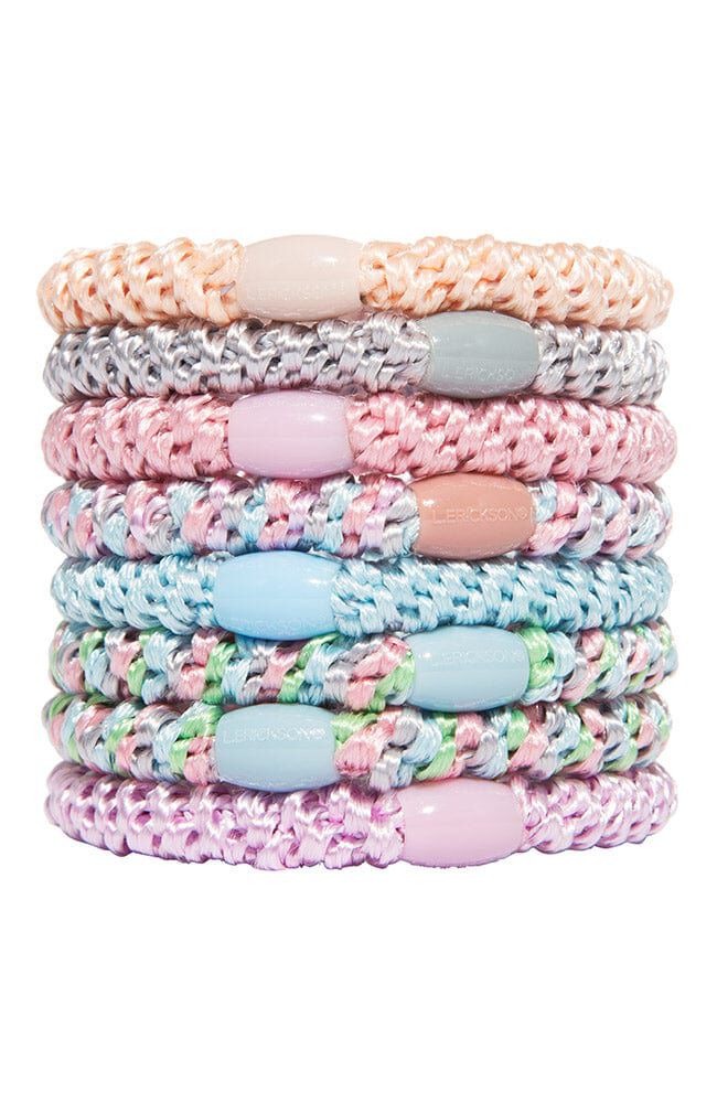 Grab & Go Ponytail Holder, 8 Pack - Metallic Bead